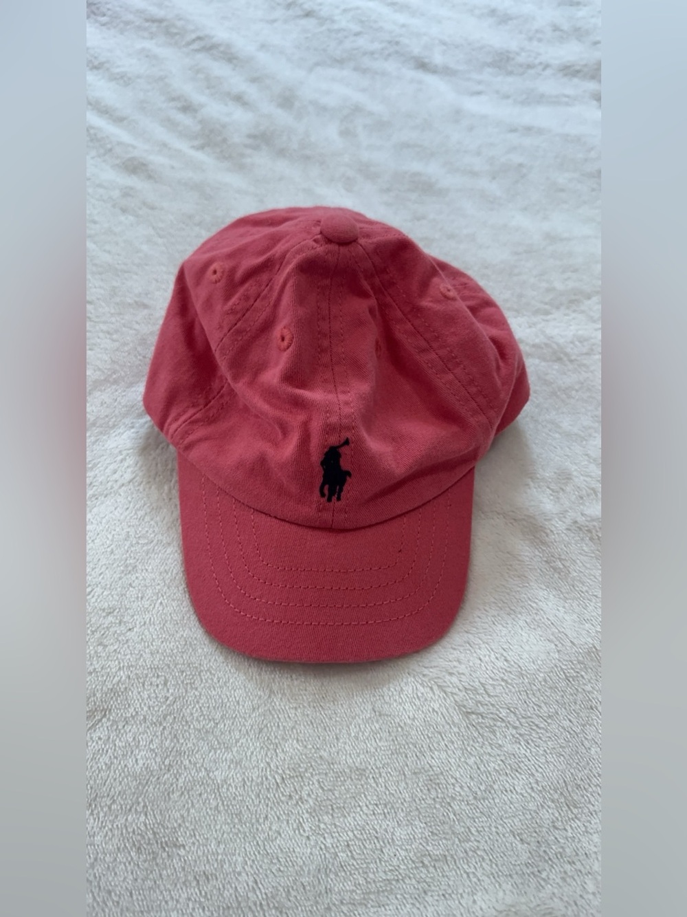 Ralph Lauren Pink Embroidered Pony Cap